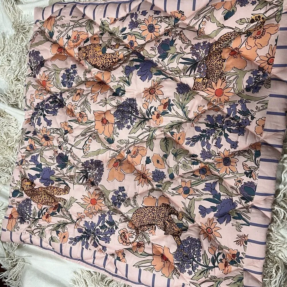 Anthropologie Maeve Organic Sateen Adelaide Euro Sham ONE NEW